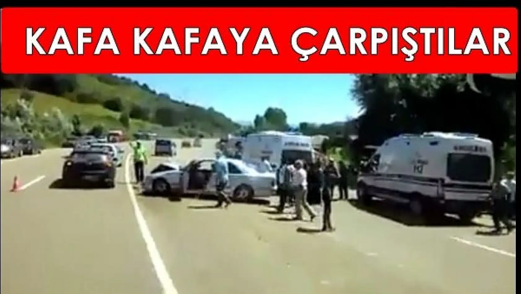 Bartın Çaycuma Yolunda Kaza