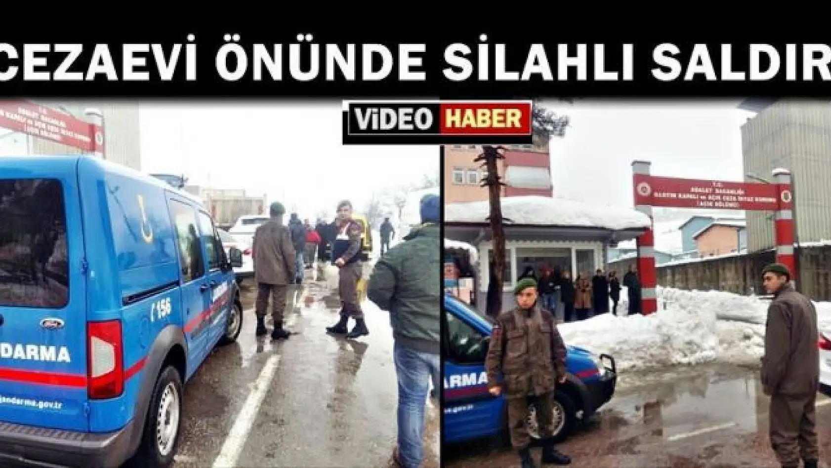 Bartın Cezaevi önünde silahlı saldırı: 2 yaralı 
