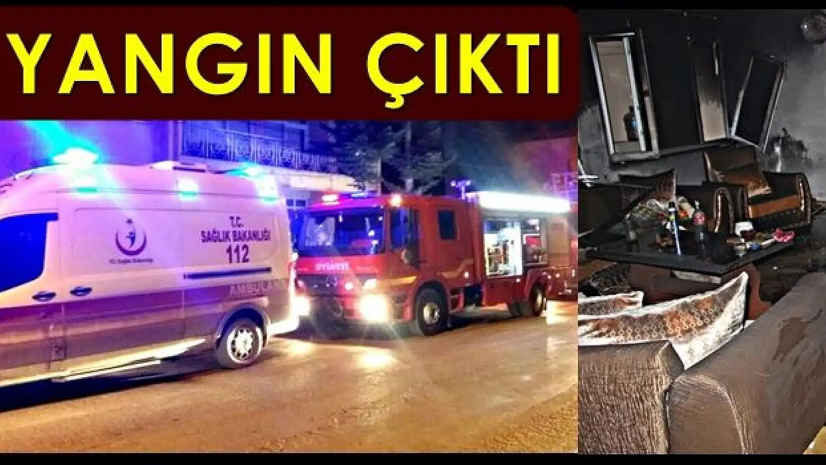 Bartın'da 2 katlı evde yangın çıktı