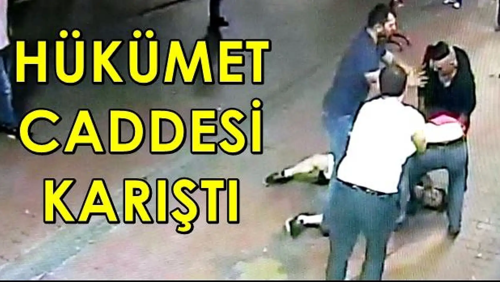 Bartın'da bıçaklı kavga kamerada