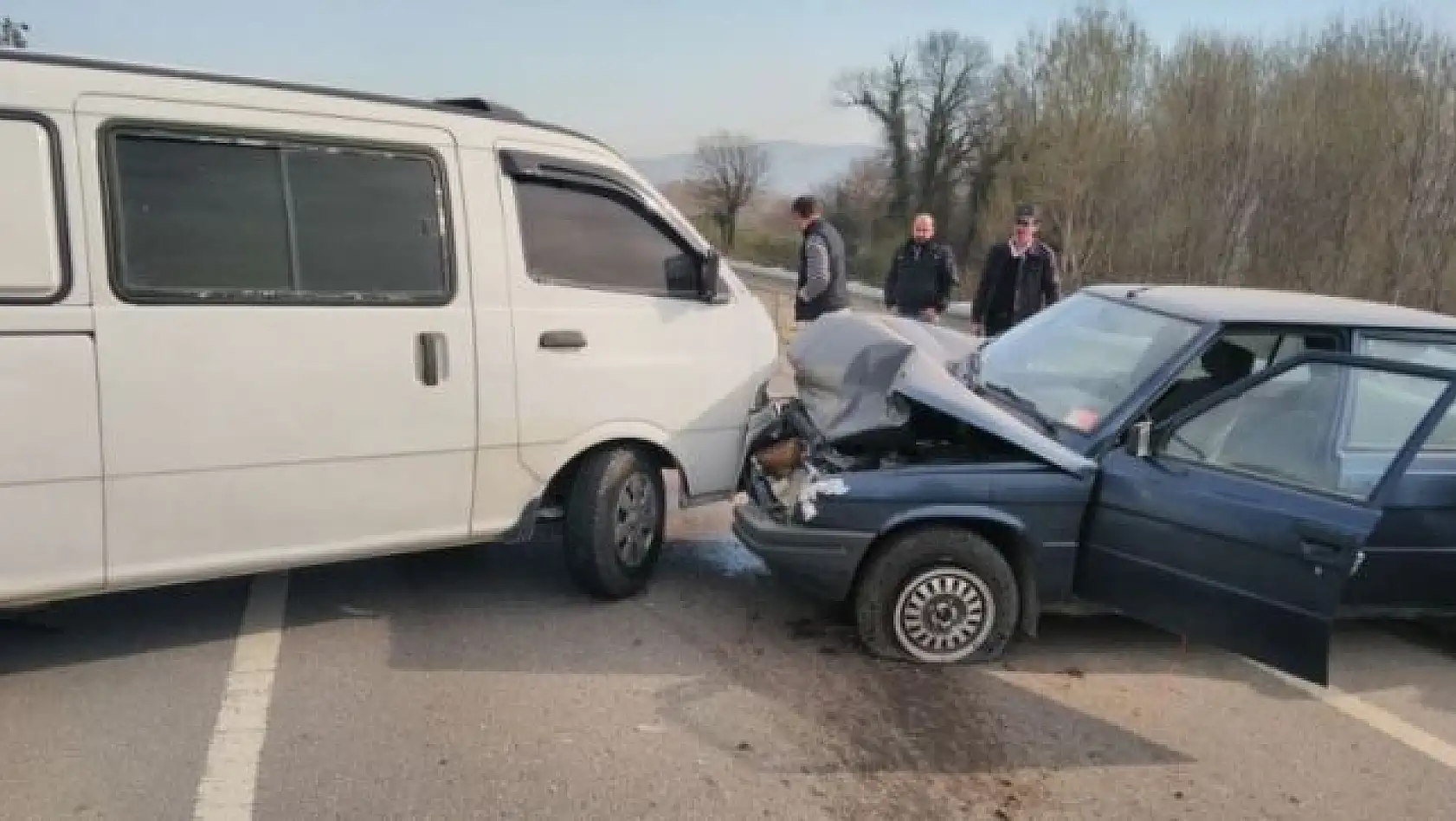 Bartın'da korkutan kaza