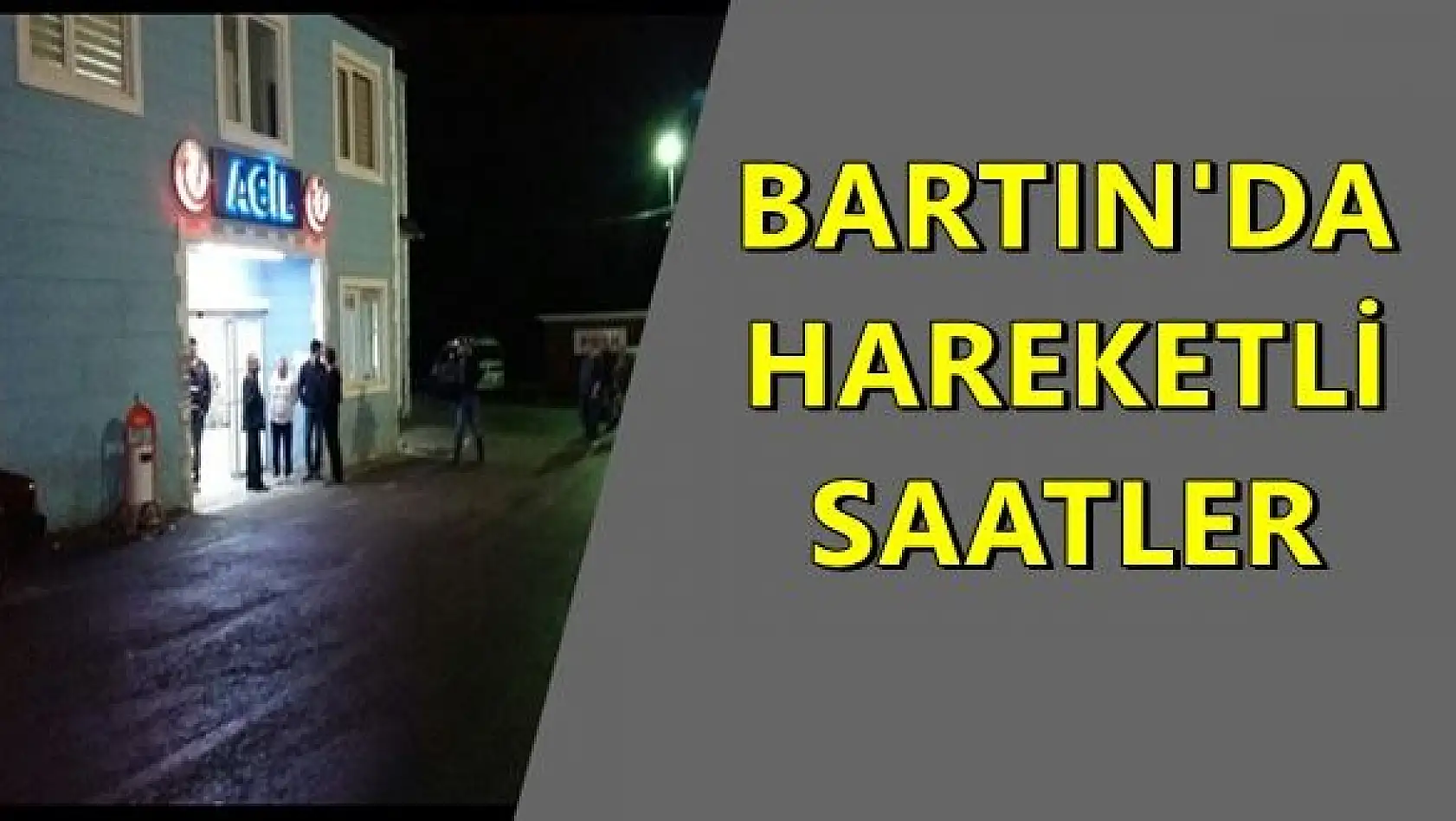 Bartın'da maganda dehşeti