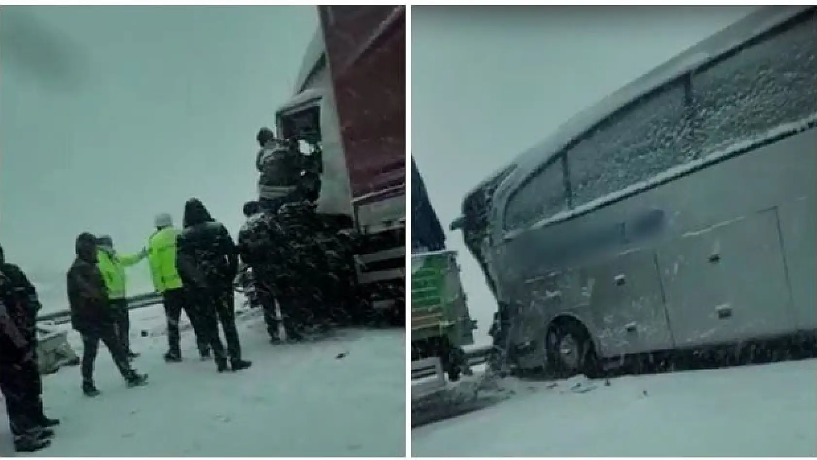 Bolu Tem otoyolunda zincirleme kaza, 5 araç çarpıştı