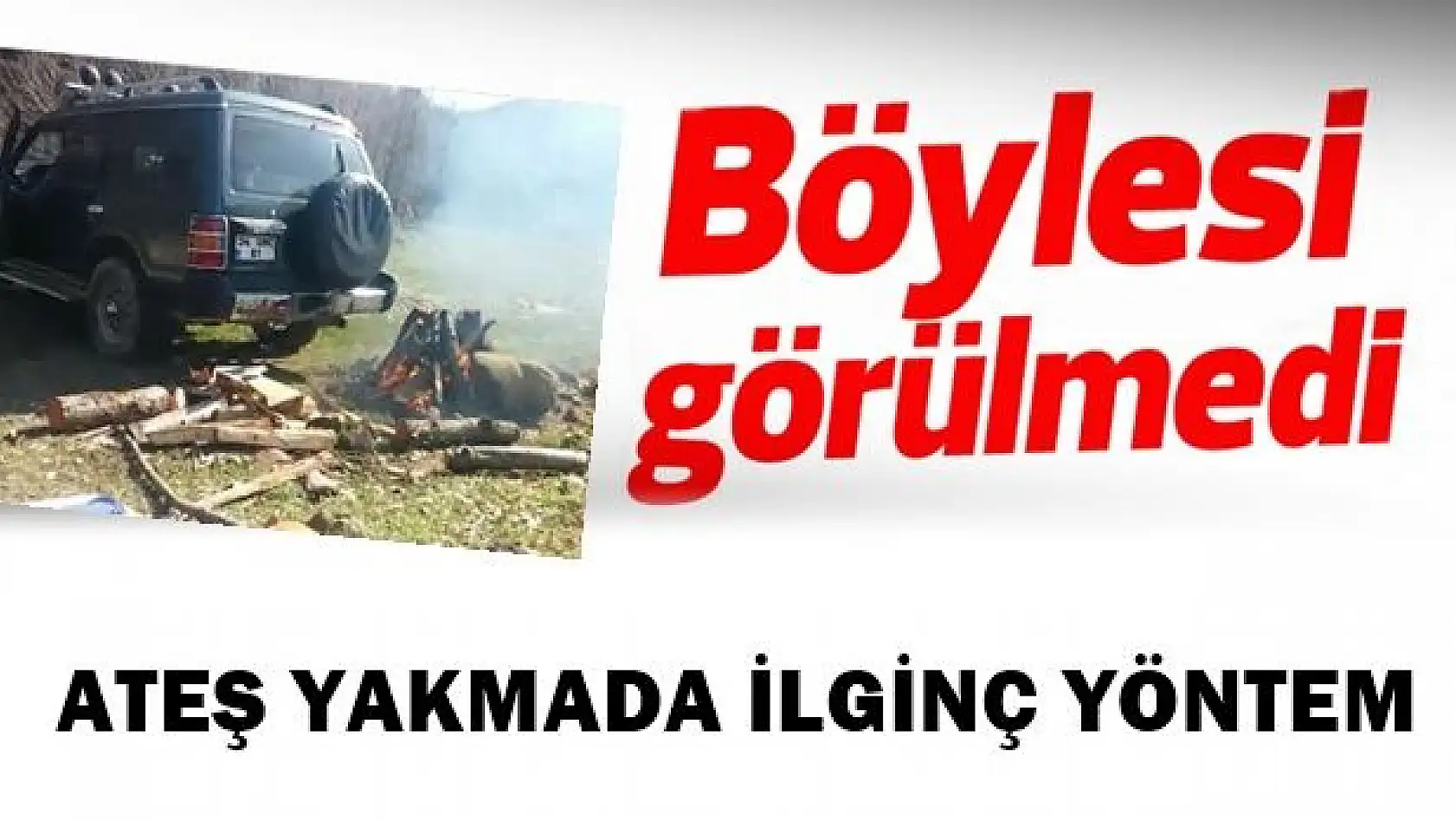 Böyle ateş yakanı görmediniz!