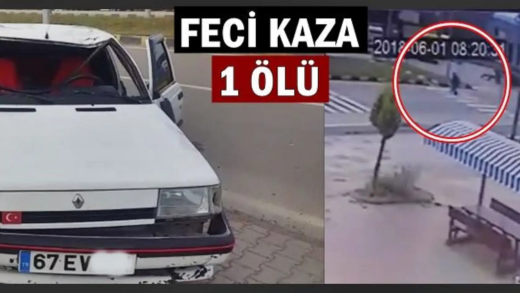 Feci kaza kamerada, yaşlı adam öldü