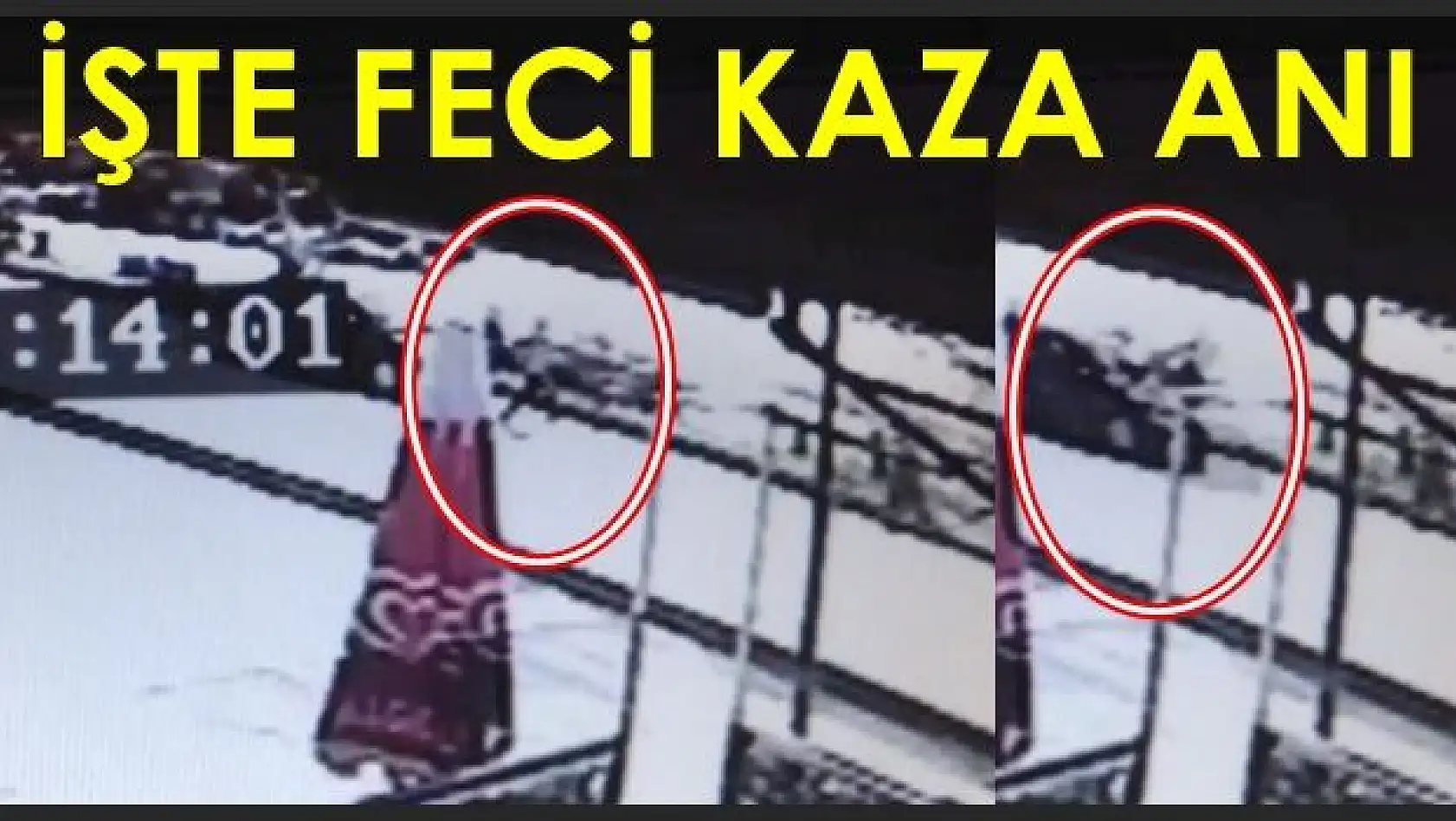 Feci kaza kameralara yansıdı