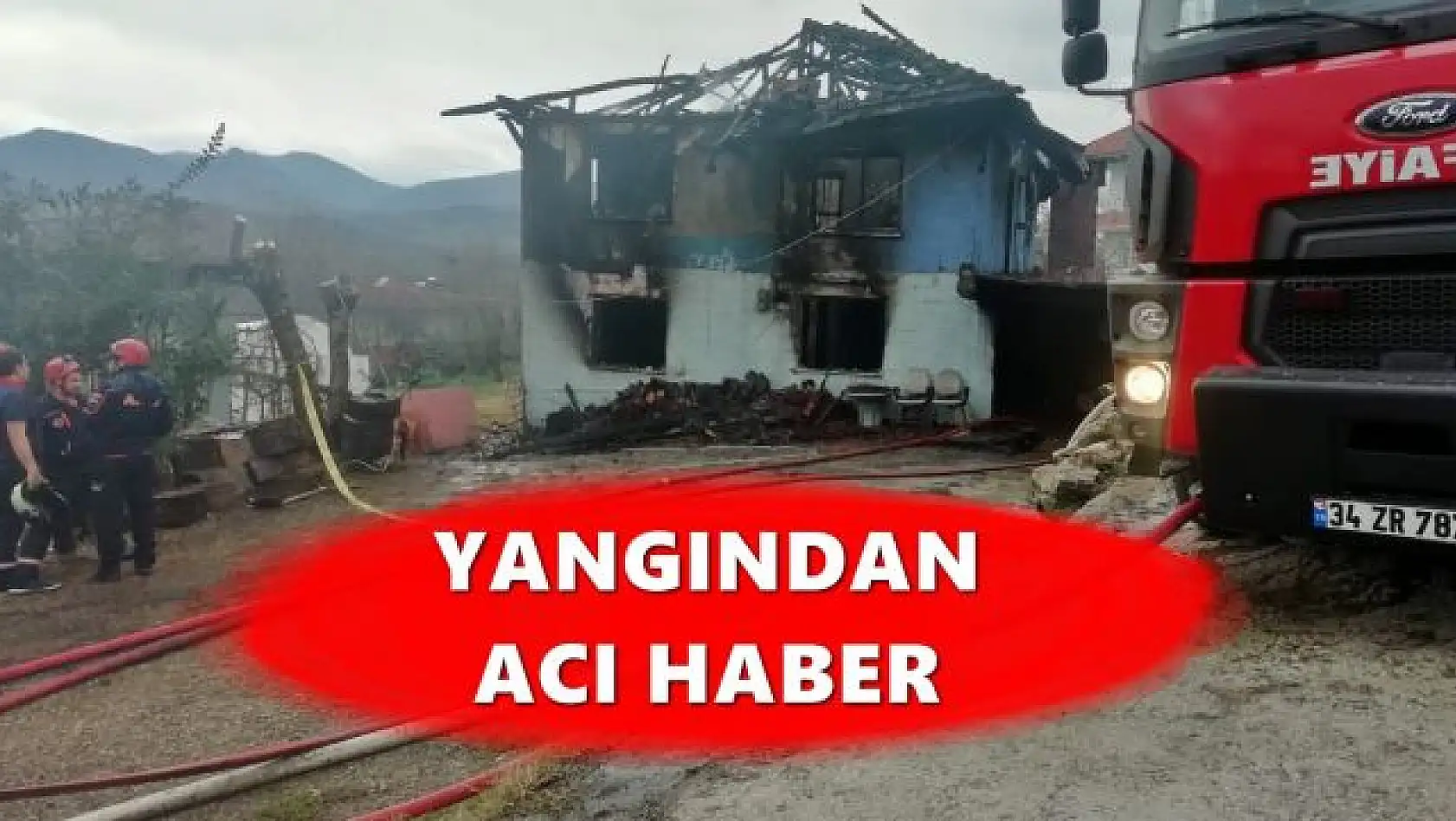 İki köyde yangın, yaşlı kadın hayatını kaybetti