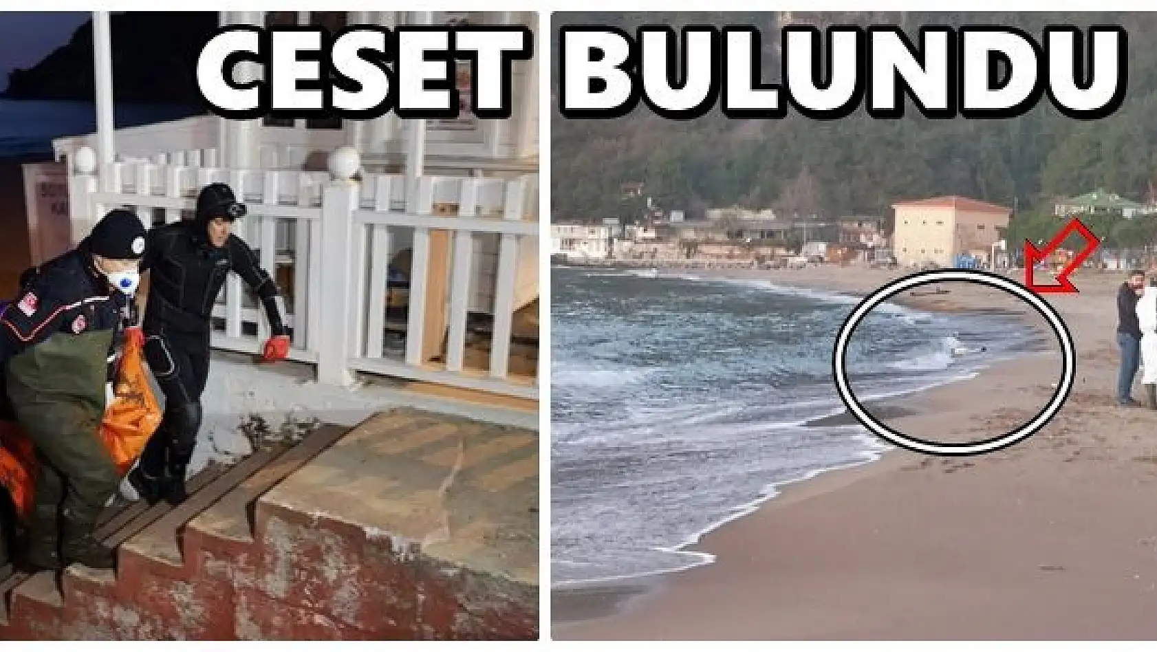 İnkumu sahilinde ceset bulundu