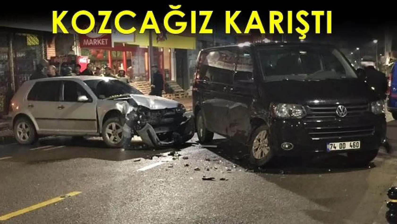 Jandarmadan kaçarken kaza yaptılar