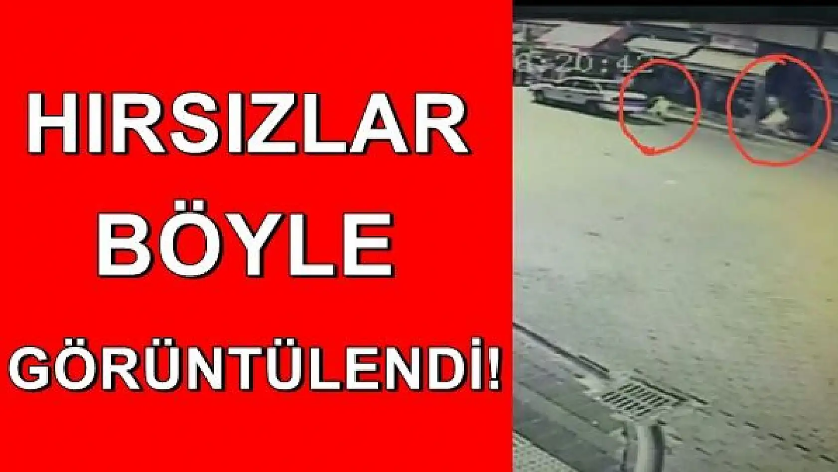 Market hırsızları böyle görüntülendi!