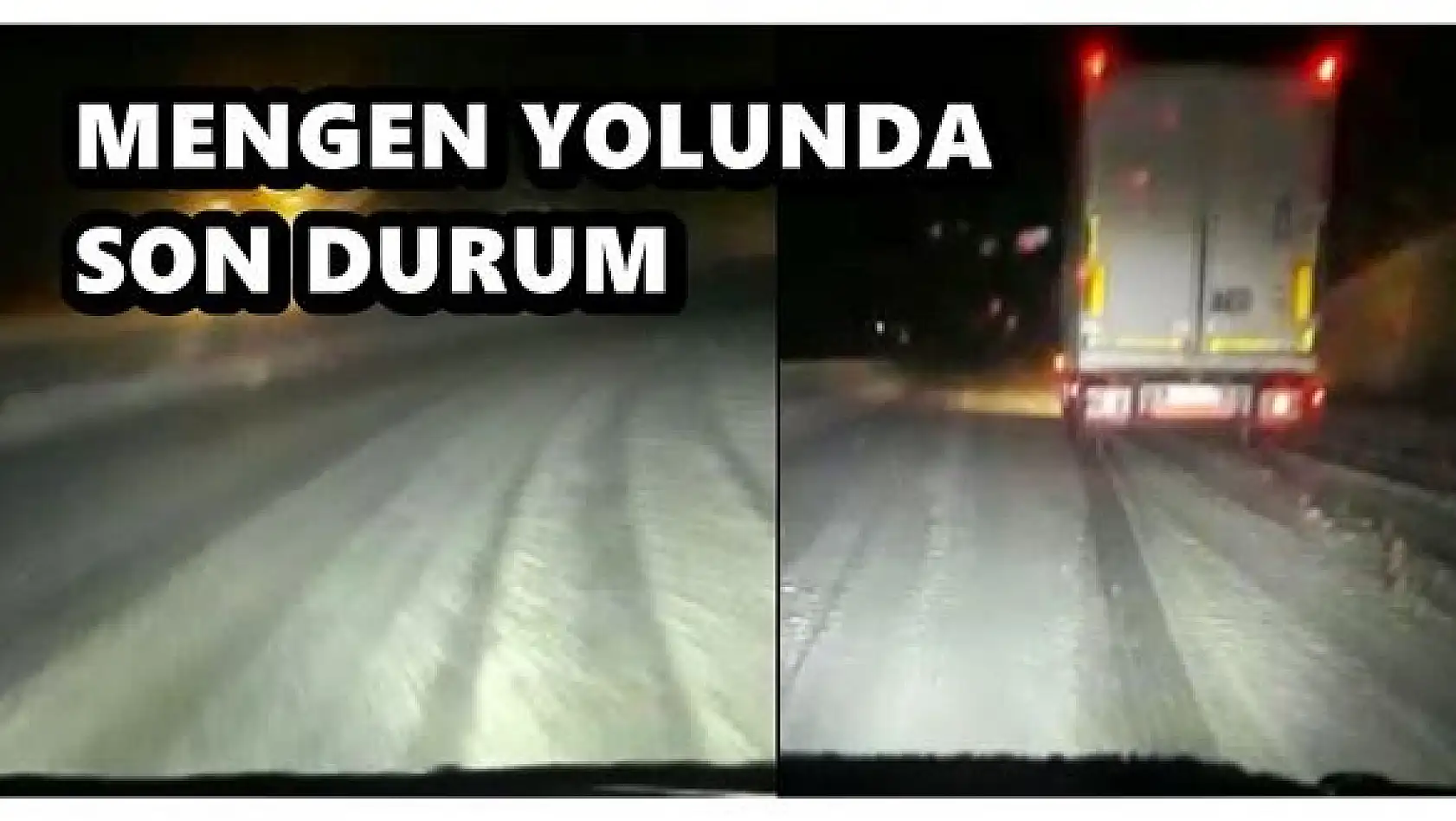 Mengen Yeniçağ arasında kaza, yolda son durum