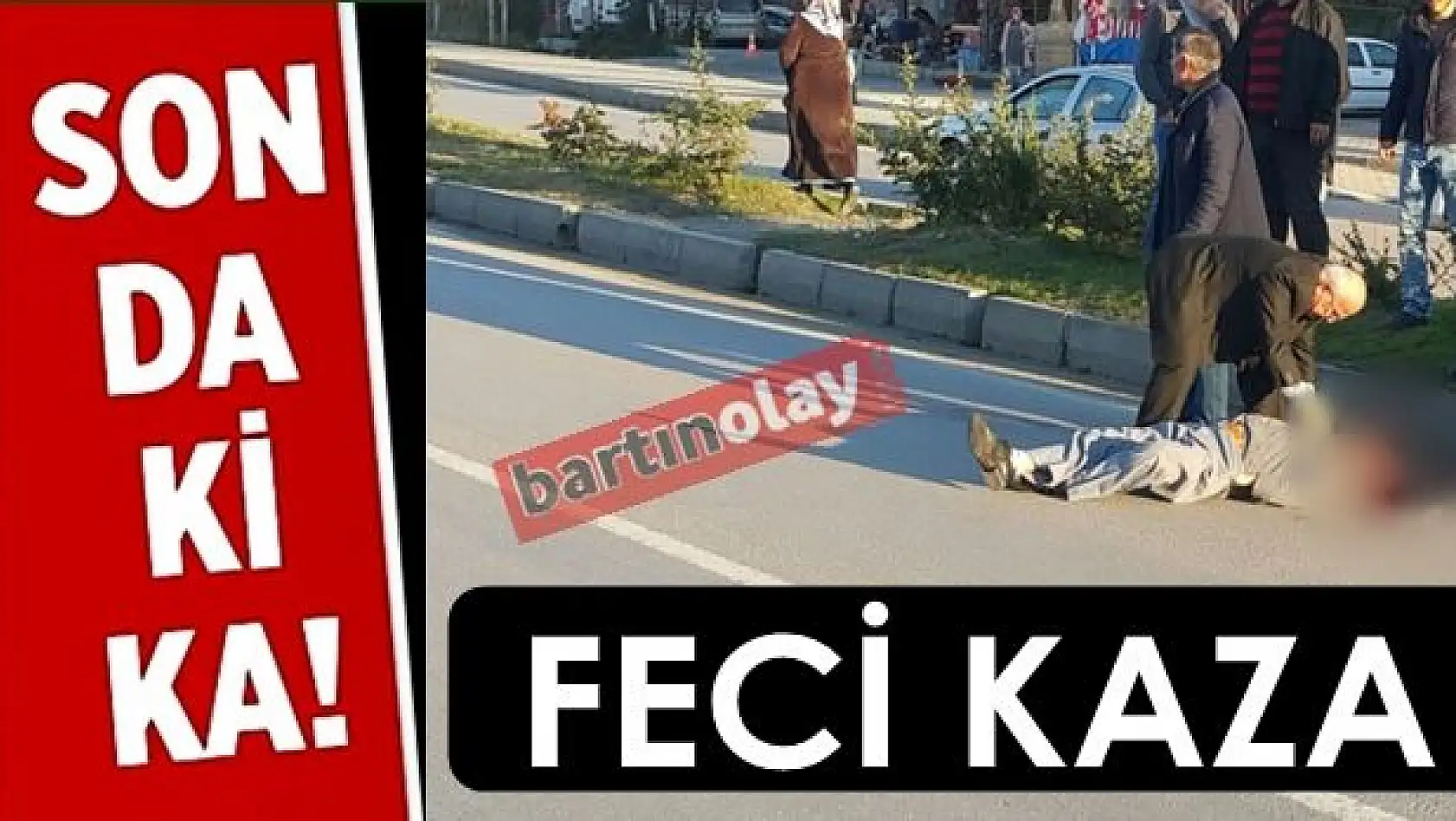 Minibüsün çarptığı yaşlı adam öldü