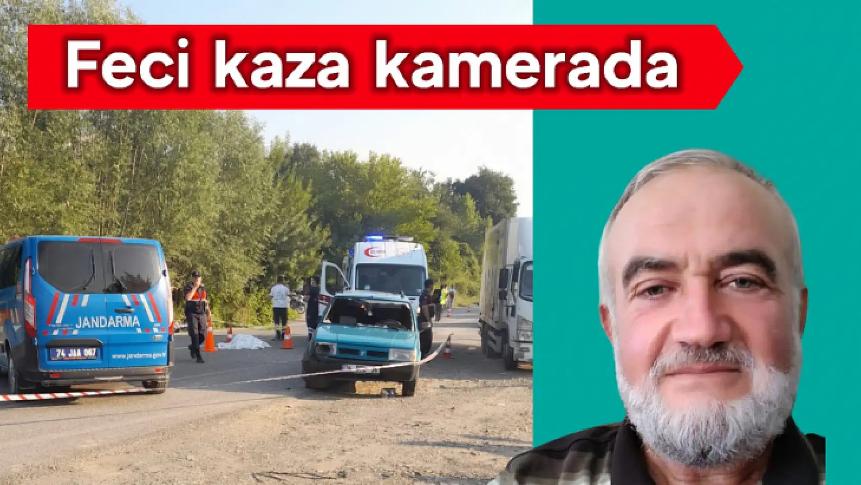 Ölümlü kaza kamerada