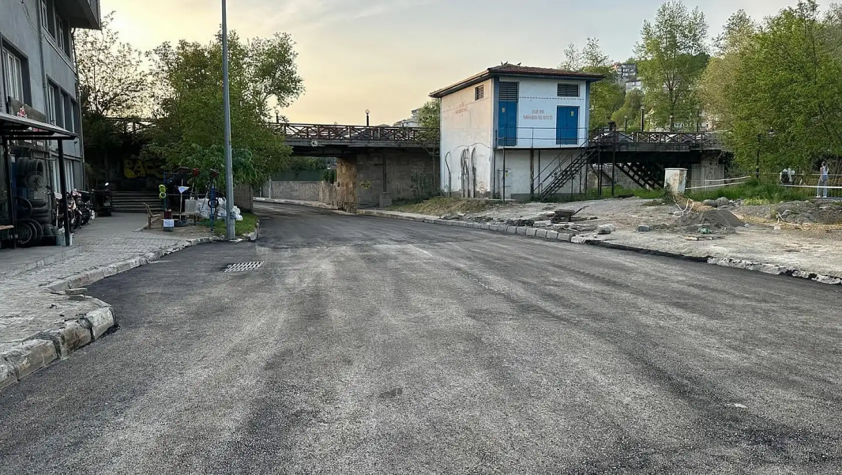 Çalışmalar bitti, yol ulaşıma açıldı