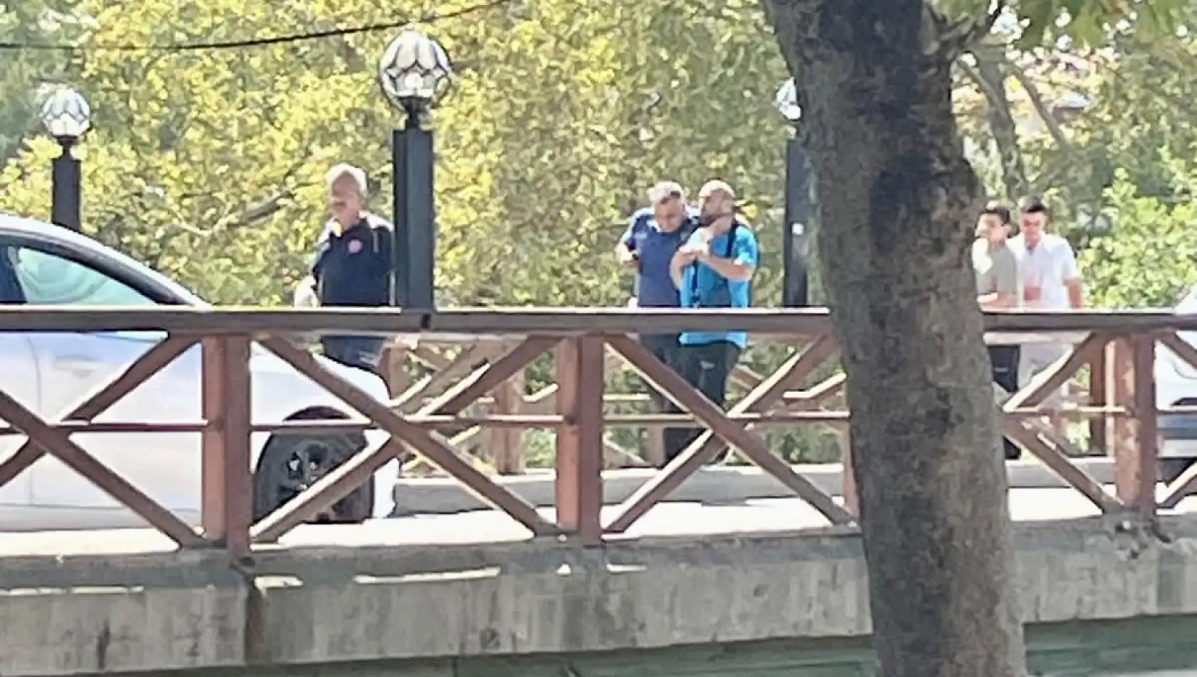 Orduyeri Köprüsünde hareketli dakikalar