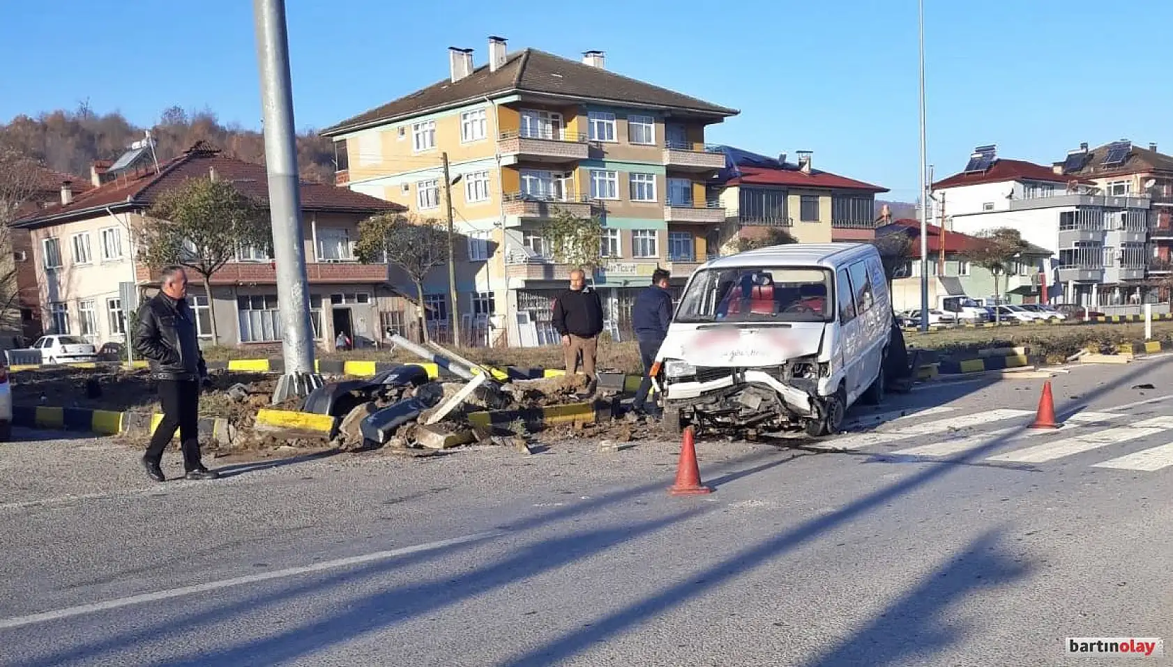 Organize sanayi kavşağında çarpışma