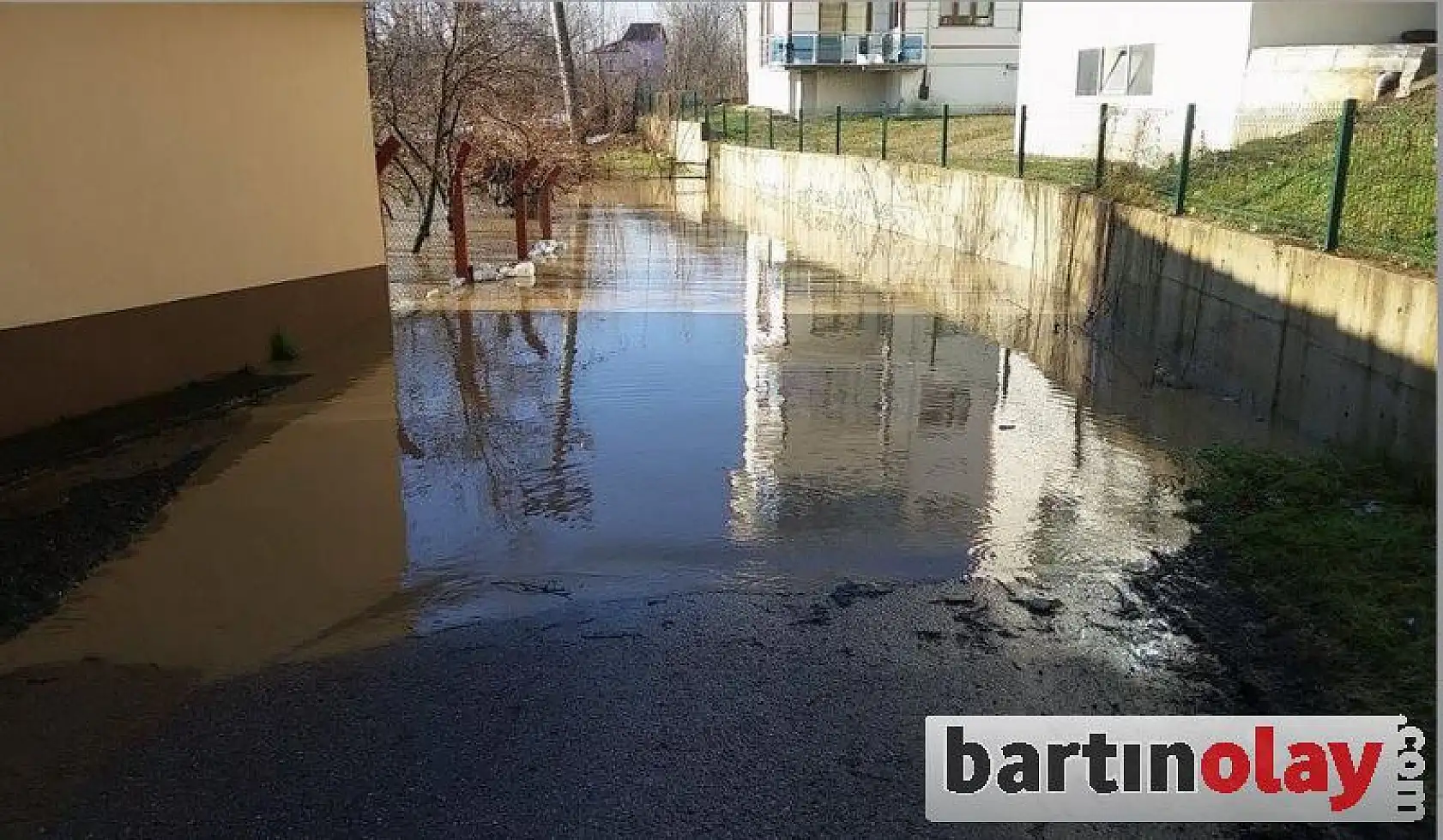 Bartın ırmağında tehlikeli yükseliş