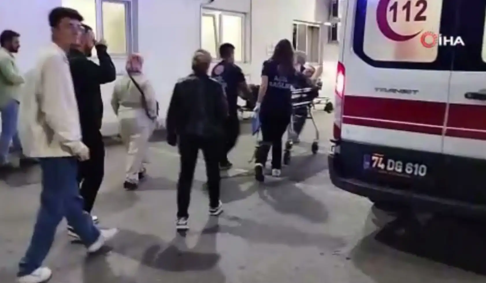 Amasra'da kanlı kavga,  ortalık karıştı