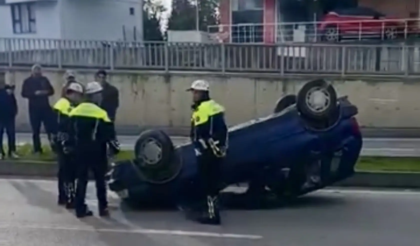 Türbe Mevkiinde kaza