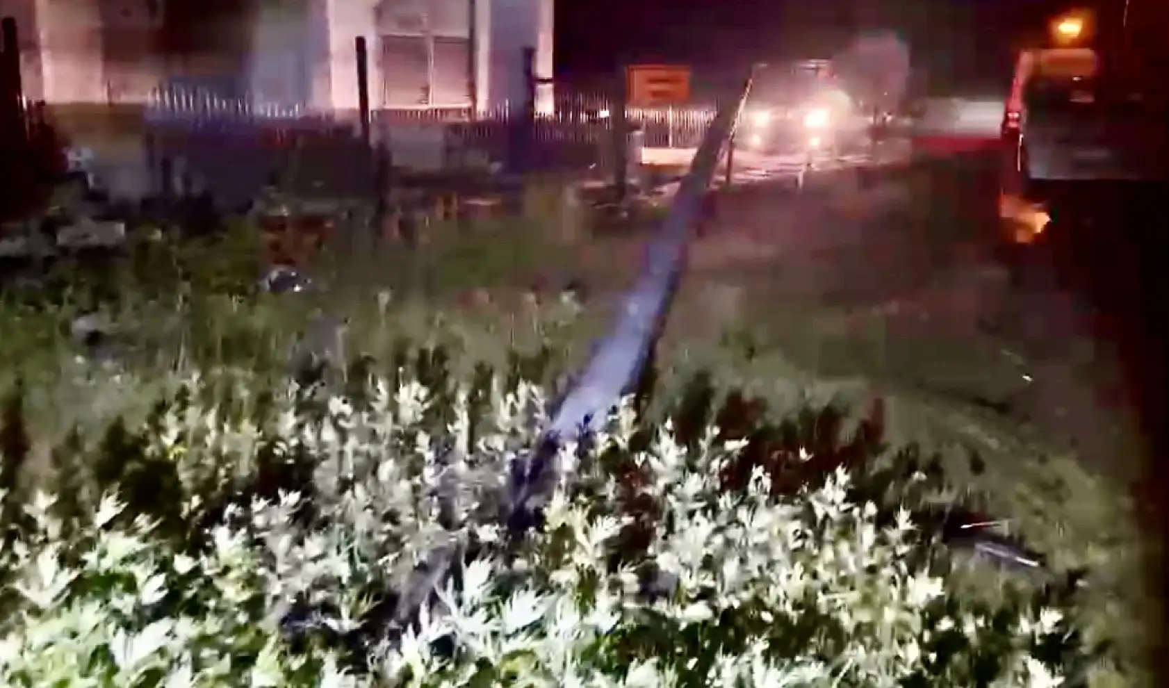 Tünel çıkışında kaza