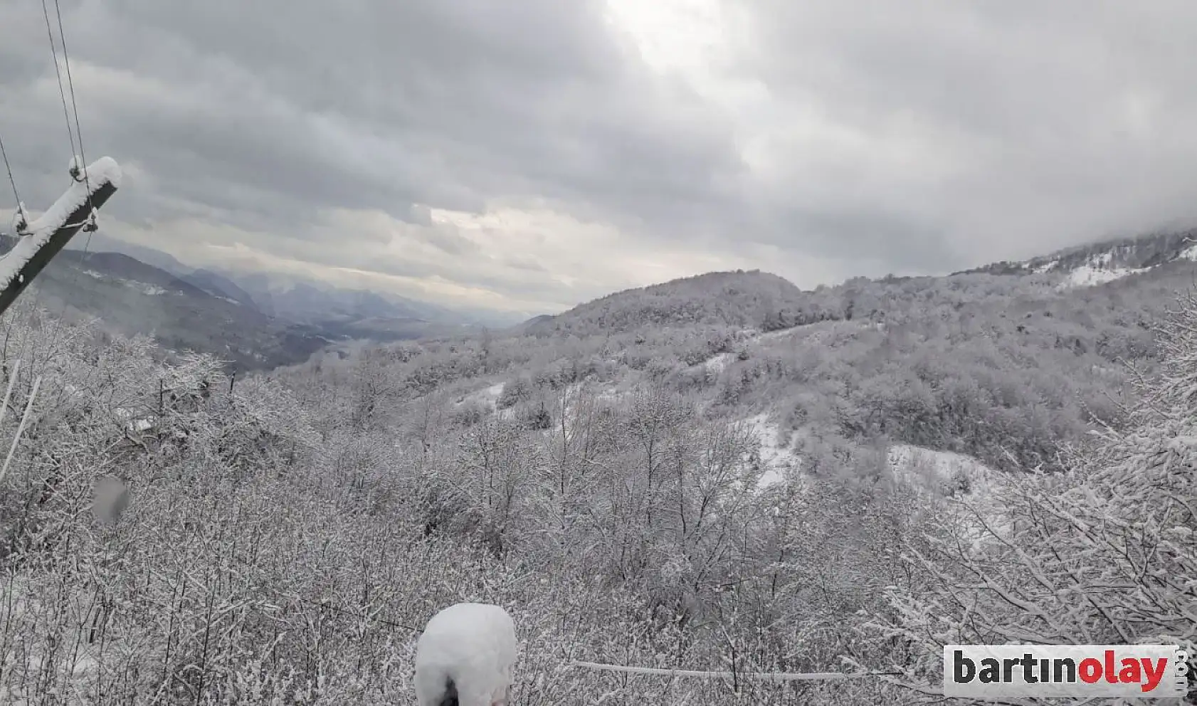 Hasankadı beyaz örtü ile kaplandı