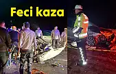 Baraj mevkiinde iki araç çarpıştı