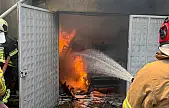 Bartın'da Garajda Korkutan yangın