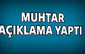 Muhtarlıktan Ağaç Kesimiyle İlgili Açıklama