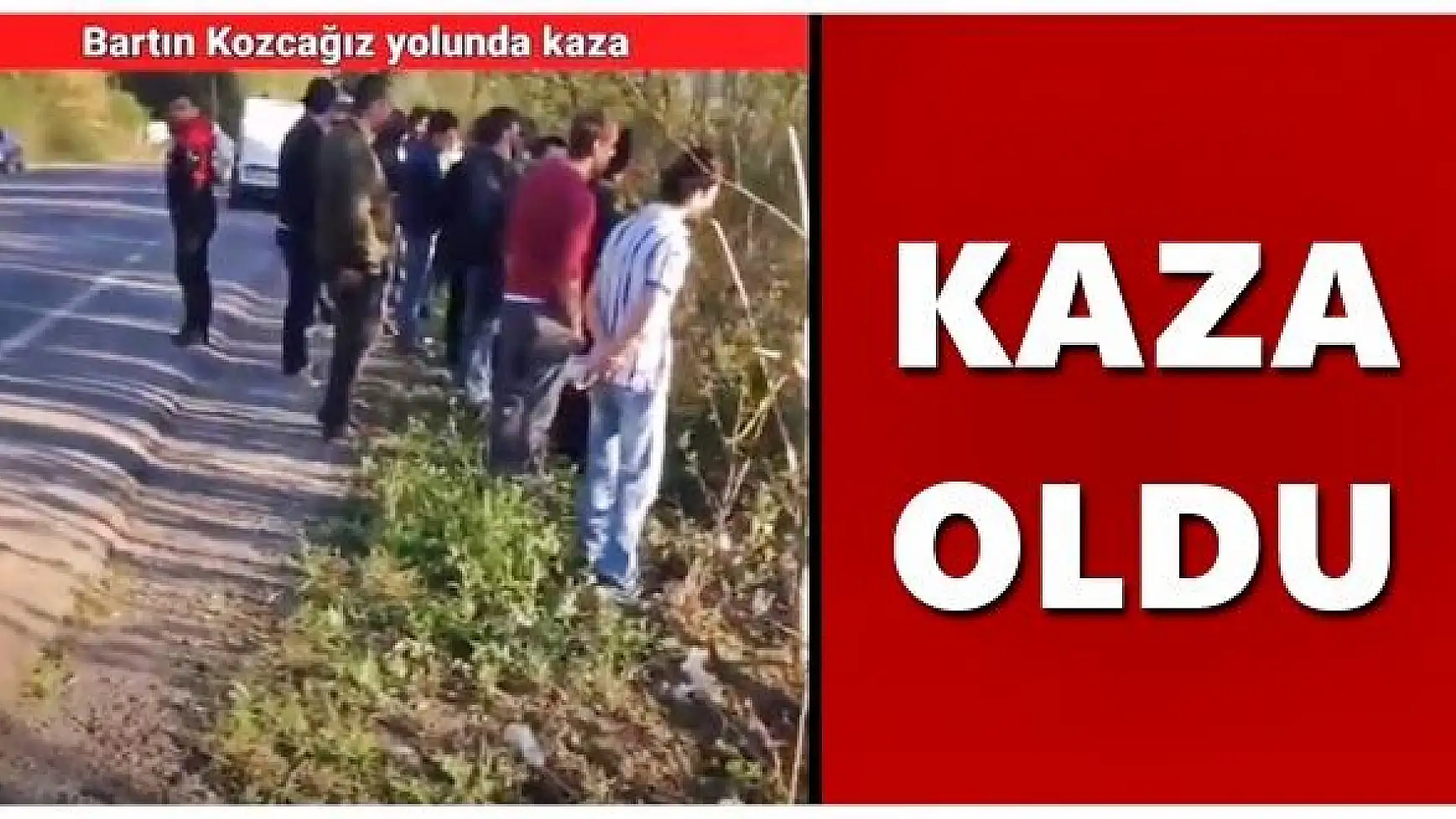 Kontrolden çıktı, şarampole uçtu