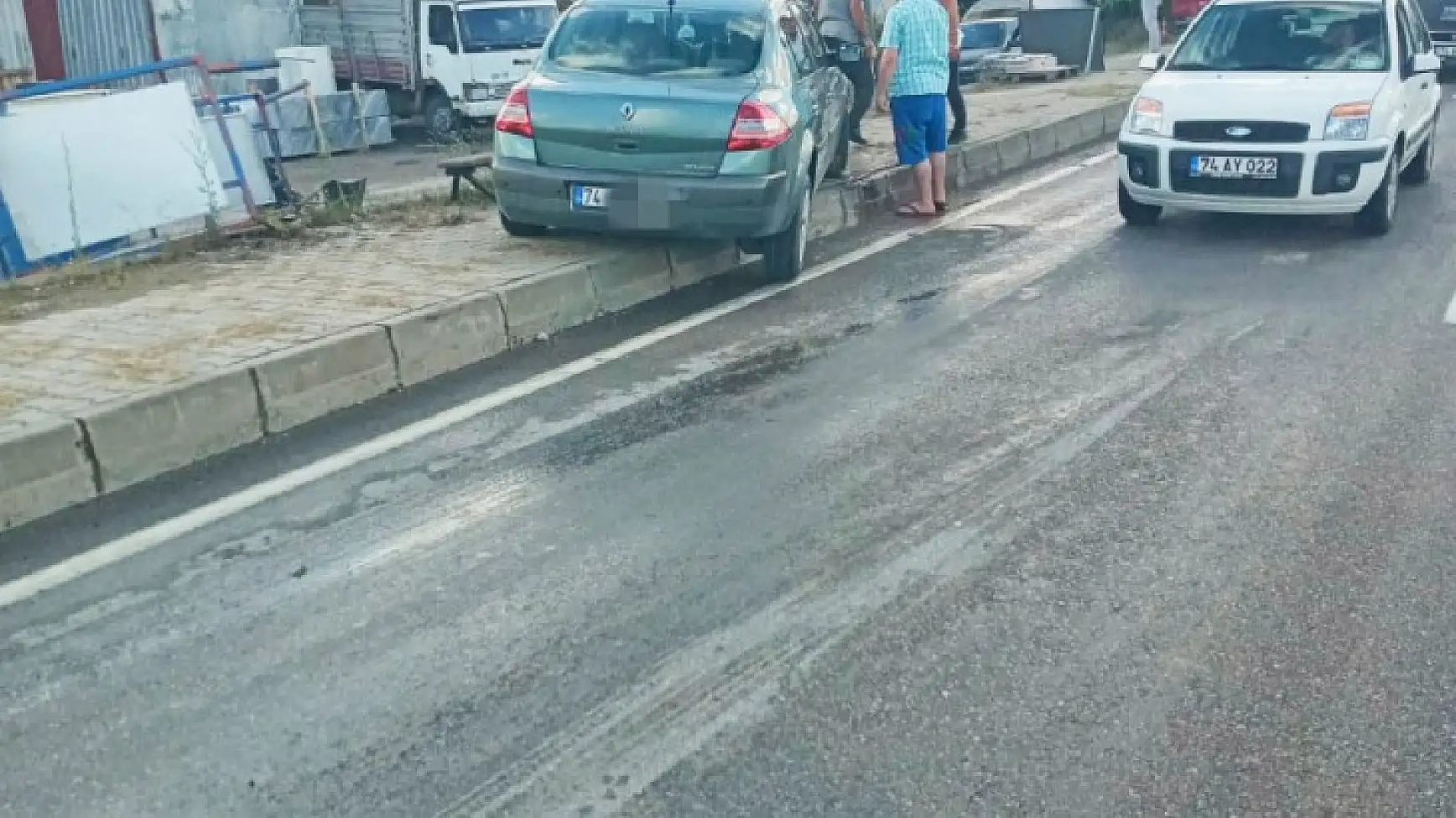 Bartın'da akılalmaz kaza