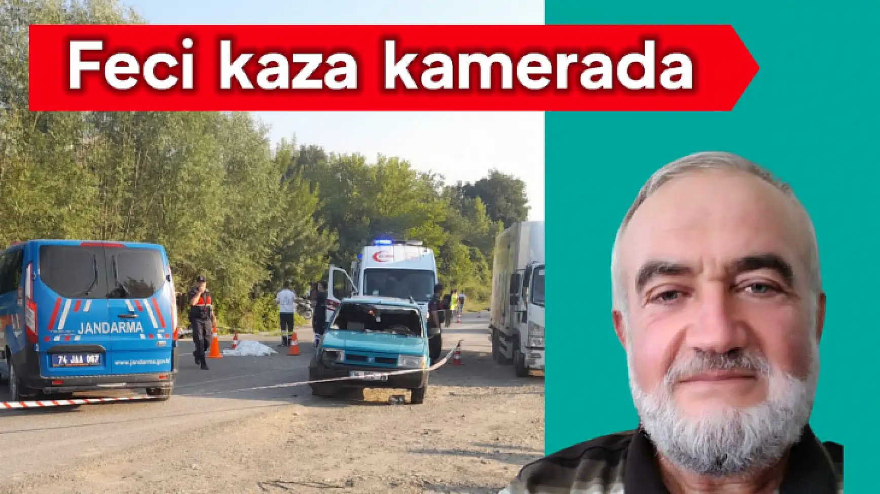 Ölümlü kaza kamerada