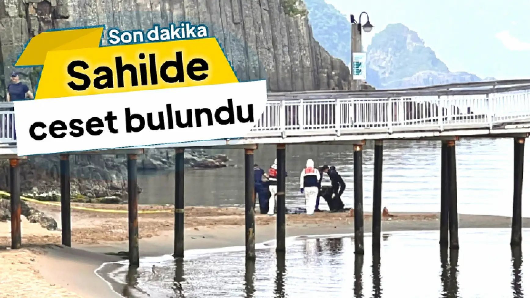 Sahilde ceset bulundu