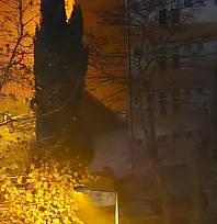 Ağdacı kampüsünde yangın paniği