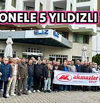 Akmazlar inşaat personeli moral depoladı