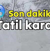 Bartın'da okullar için tatil kararı