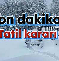 Bartın'da okullar tatil edildi