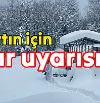 Bartın için kar uyarısı geldi