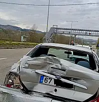 Bartın terminal yolunda kaza