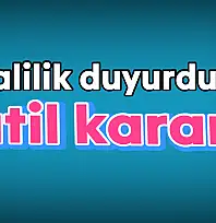 Beklenen tatil açıklaması geldi