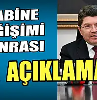 Görev değişimi sonrası Tunç'tan açıklama