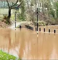 Karlar eridi, Bartın ırmağı taştı