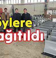 Köylere kar küreme aparatı