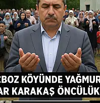 Köylüler yağmur için Allah'a yalvardı