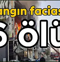 Kozmetik fabrikasında yangın