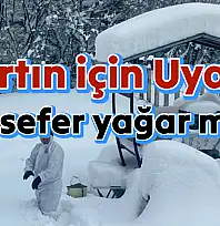 Meteorolojiden Bartın için uyarı