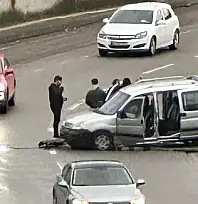 Mıcırlı Yol Kazaya Neden Oldu