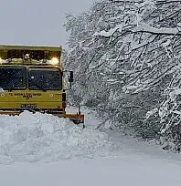 Özel İdareden yoğun kar mesaisi