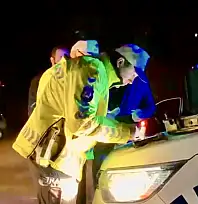 Tıyırtı rampasında polisin sabır testi