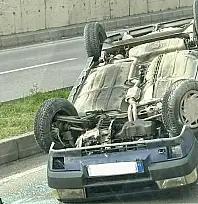 Türbe Mevkiinde kaza