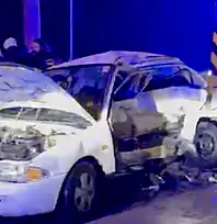 Yeni hastane kavşağında feci kaza